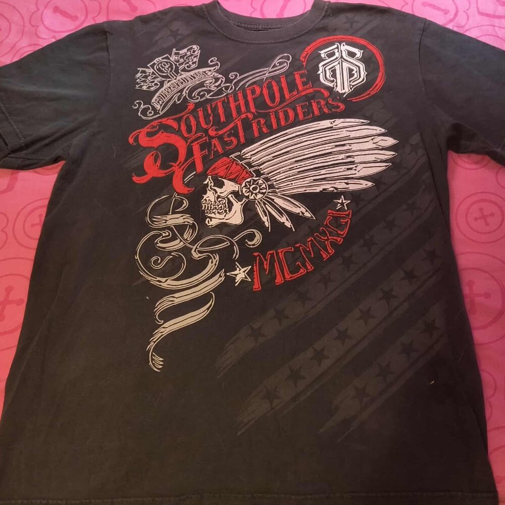 Southpole FastRiders Vintage Authentic Y2K Bold Graphic